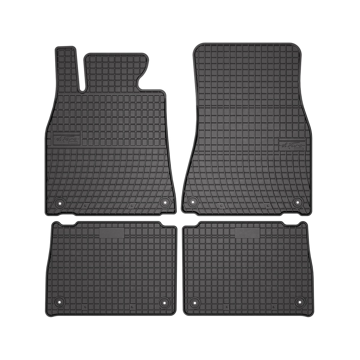 Lexus LS Floor Mats - Omac - El Toro Rubber - Black - '00-'06 Lexus LS Floor Mats - Omac - El Toro Rubber - Black - '00-'06